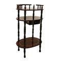 Ore Furniture Cherry 3-tier Phone Table JW-106